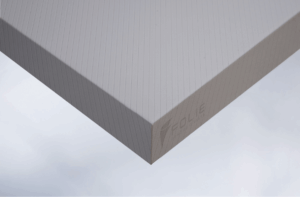 Self adhesive grey vinyl wrap (architectural decorative film) for furniture, doors, kitchens, bathrooms, and walls - Cover Styl Light Grey Stripes