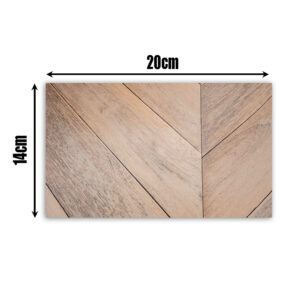 Sample self adhesive wood effect vinyl wrap (architectural decorative film) for furniture, doors, kitchens, bathrooms, and walls – Cover Styl’ Chevron Oak