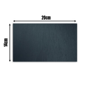 Sample PVC Free self adhesive vinyl wrap (architectural decorative film) for furniture, doors, kitchens, bathrooms, and walls – Cover Styl Rich Black