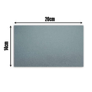 Sample self adhesive blue vinyl wrap (architectural decorative film) for furniture, doors, kitchens, bathrooms, and walls – Cover Styl’ Steel Blue