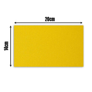 Sample self adhesive yellow vinyl wrap (architectural decorative film) for furniture, doors, kitchens, bathrooms, and walls – Cover Styl’ Bright Yellow