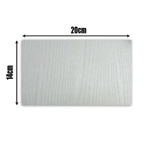 Sample self adhesive wood effect vinyl wrap (architectural decorative film) for furniture, doors, kitchens, bathrooms, and walls – Cover Styl’ Tan Grey