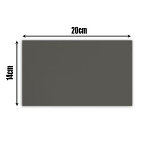 Sample self adhesive grey vinyl wrap (architectural decorative film) for furniture, doors, kitchens, bathrooms, and walls – Cover Styl’ Graphite