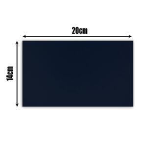 Sample self adhesive blue vinyl wrap (architectural decorative film) for furniture, doors, kitchens, bathrooms, and walls – Cover Styl’ Deep Blue