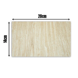 Sample High resistant self adhesive vinyl wrap (architectural decorative film) for furniture, doors, kitchens, bathrooms, and walls – Cover Styl Smooth Oak