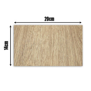 Sample self adhesive wood effect vinyl wrap (architectural decorative film) for furniture, doors, kitchens, bathrooms, and walls – Cover Styl’ Rich Eiche