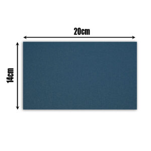 Sample self adhesive blue vinyl wrap (architectural decorative film) for furniture, doors, kitchens, bathrooms, and walls – Cover Styl’ Deep Ocean