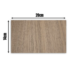 Sample self adhesive wood effect vinyl wrap (architectural decorative film) for furniture, doors, kitchens, bathrooms, and walls – Cover Styl’ Honey Walnut