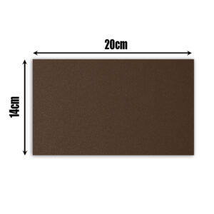 Sample self adhesive brown vinyl wrap (architectural decorative film) for furniture, doors, kitchens, bathrooms, and walls – Cover Styl’ Brown Chocolate