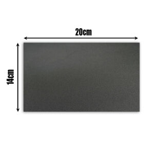 Sample self adhesive grey vinyl wrap (architectural decorative film) for furniture, doors, kitchens, bathrooms, and walls – Cover Styl’ Onyx